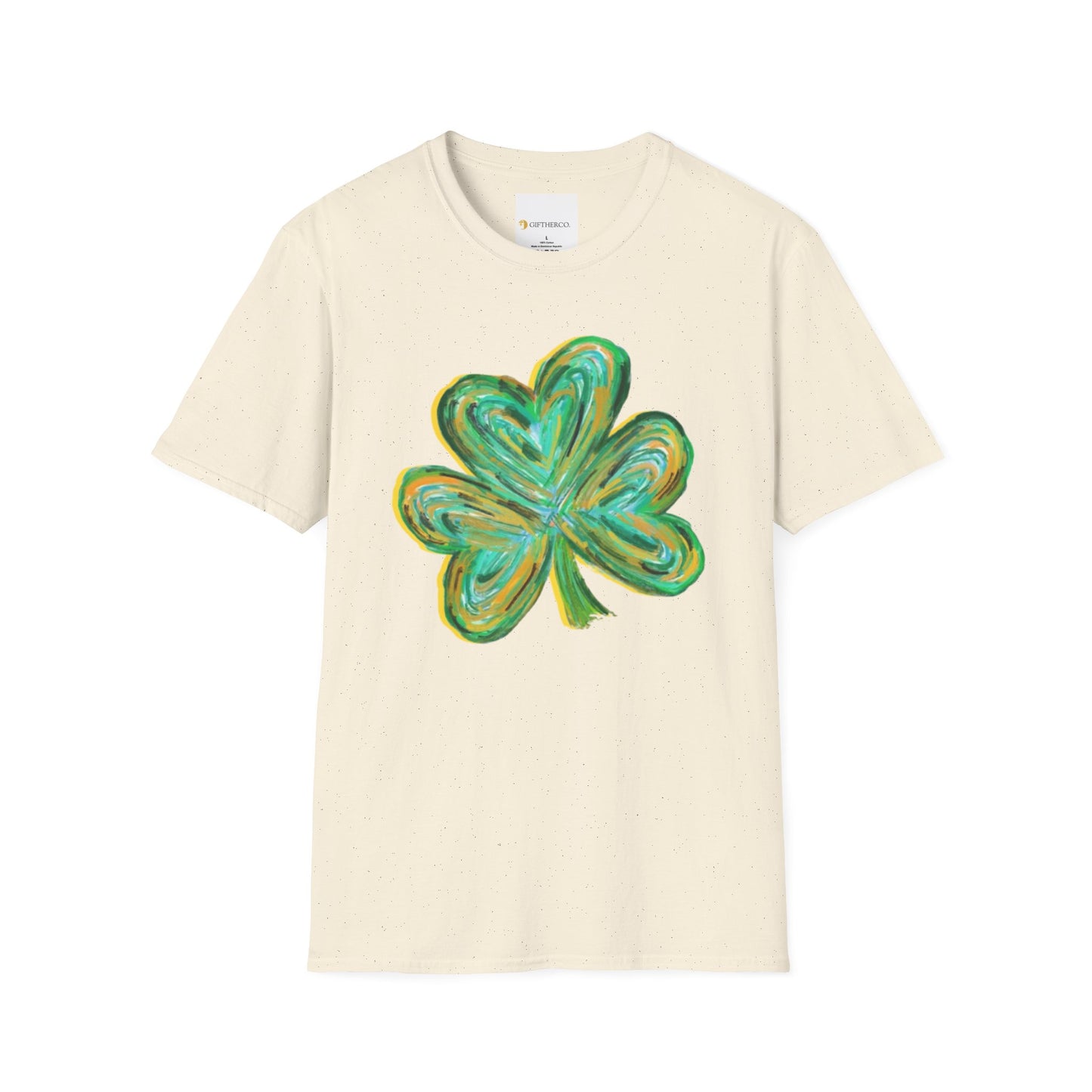 Cute St Patricks Four Leaf Clover Shirt,Watercolor St Patrick T-shirt, St Patricks Day,Shamrock ,Gift For St Patricks