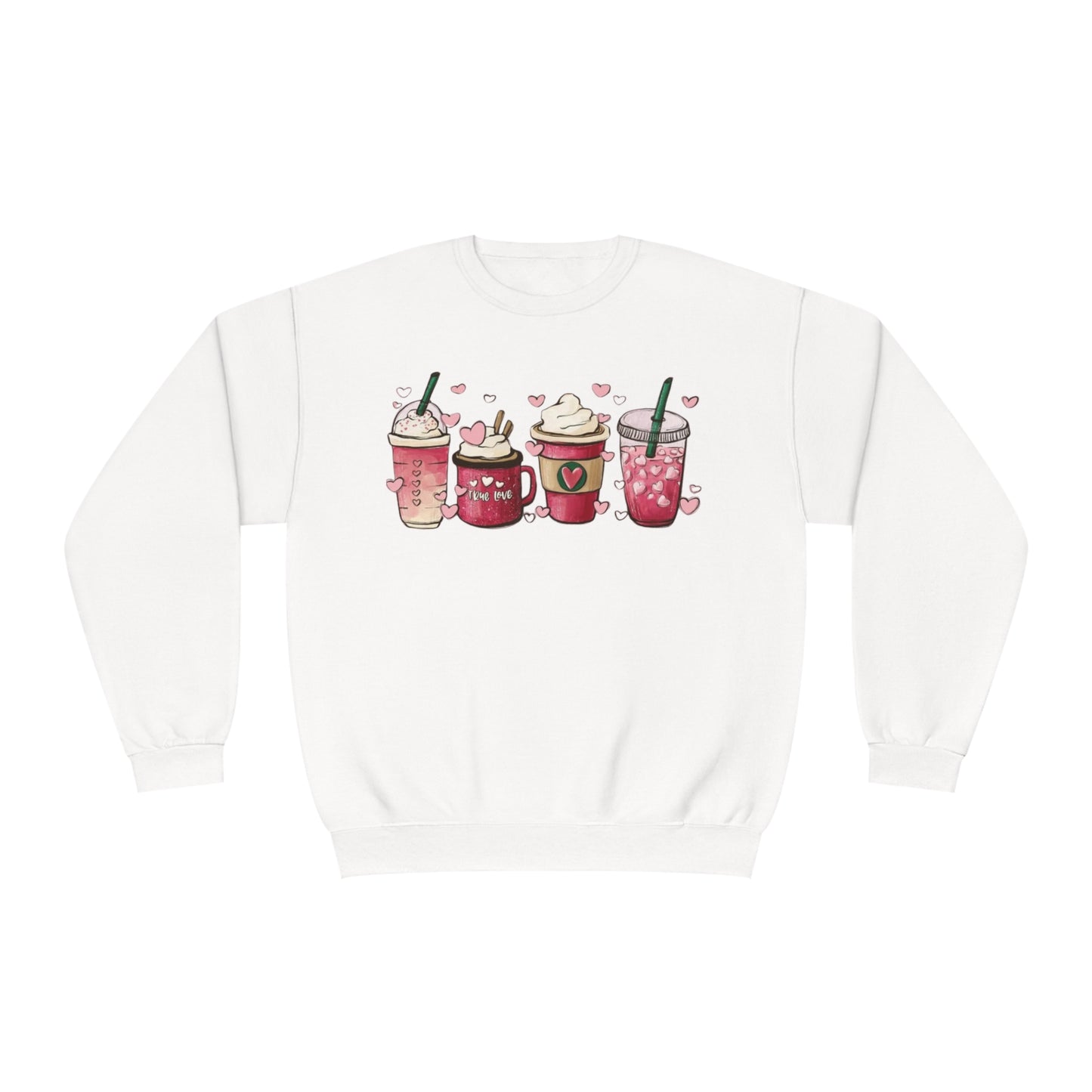 Womens Valentines Day Sweatshirt, Valentine Coffee Sweatshirt, Womens Valentines Day Sweater, Valentines Day Shirt, Valentines Sweater