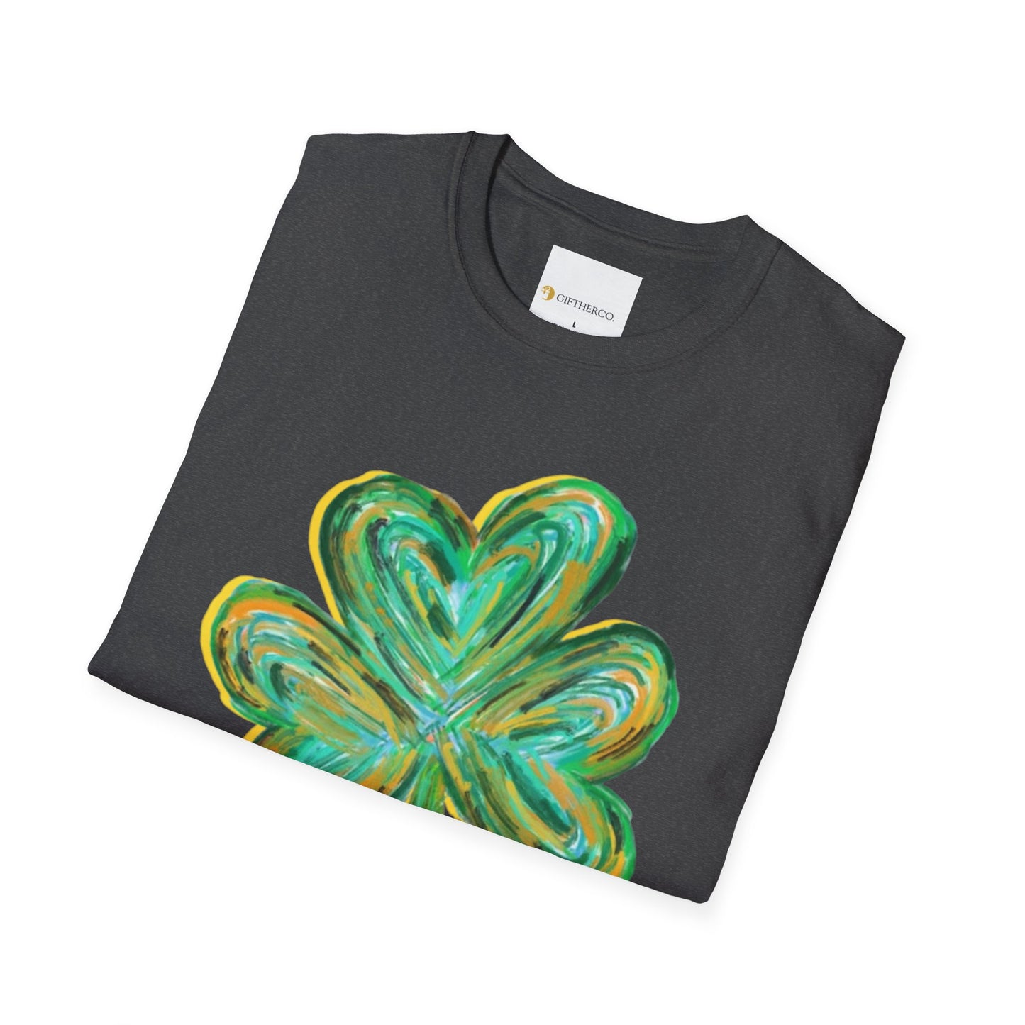 Cute St Patricks Four Leaf Clover Shirt,Watercolor St Patrick T-shirt, St Patricks Day,Shamrock ,Gift For St Patricks