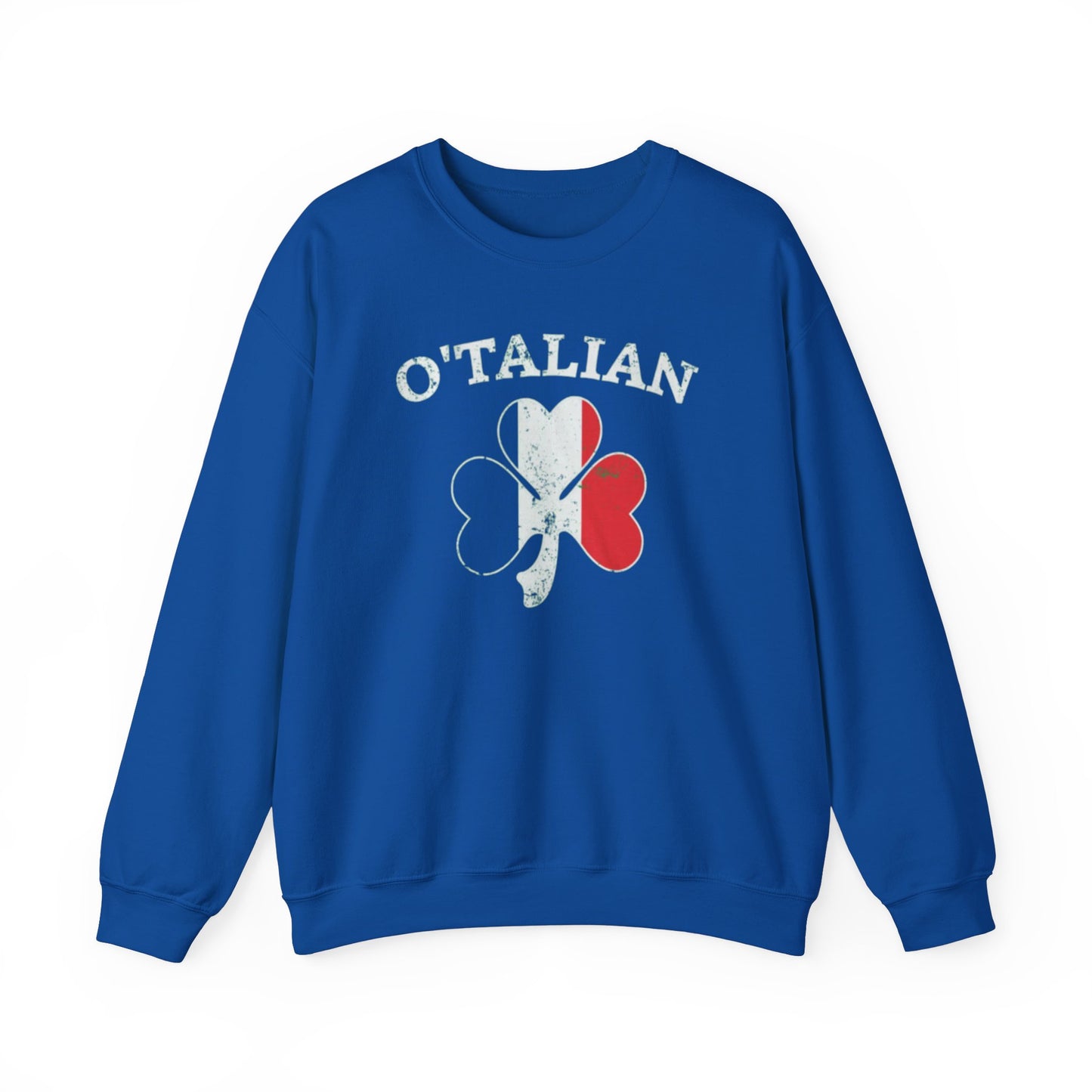 O'Talian Italian Irish Shamrock Men's Short Sleeve or Long Sleeve T-Shirt Italy Flag Colors