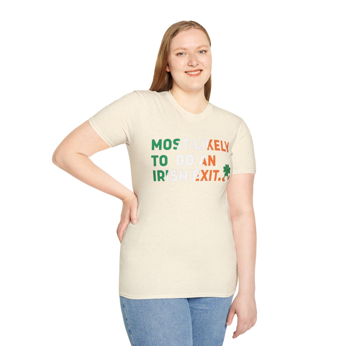 Most Likely To Do An Irish Exit Shirt, Irish Flag Shirt, Irish Tradition Gift, Irish Beer Lovers Shirt, St Patricks Day Shirt, Shamrock Gift