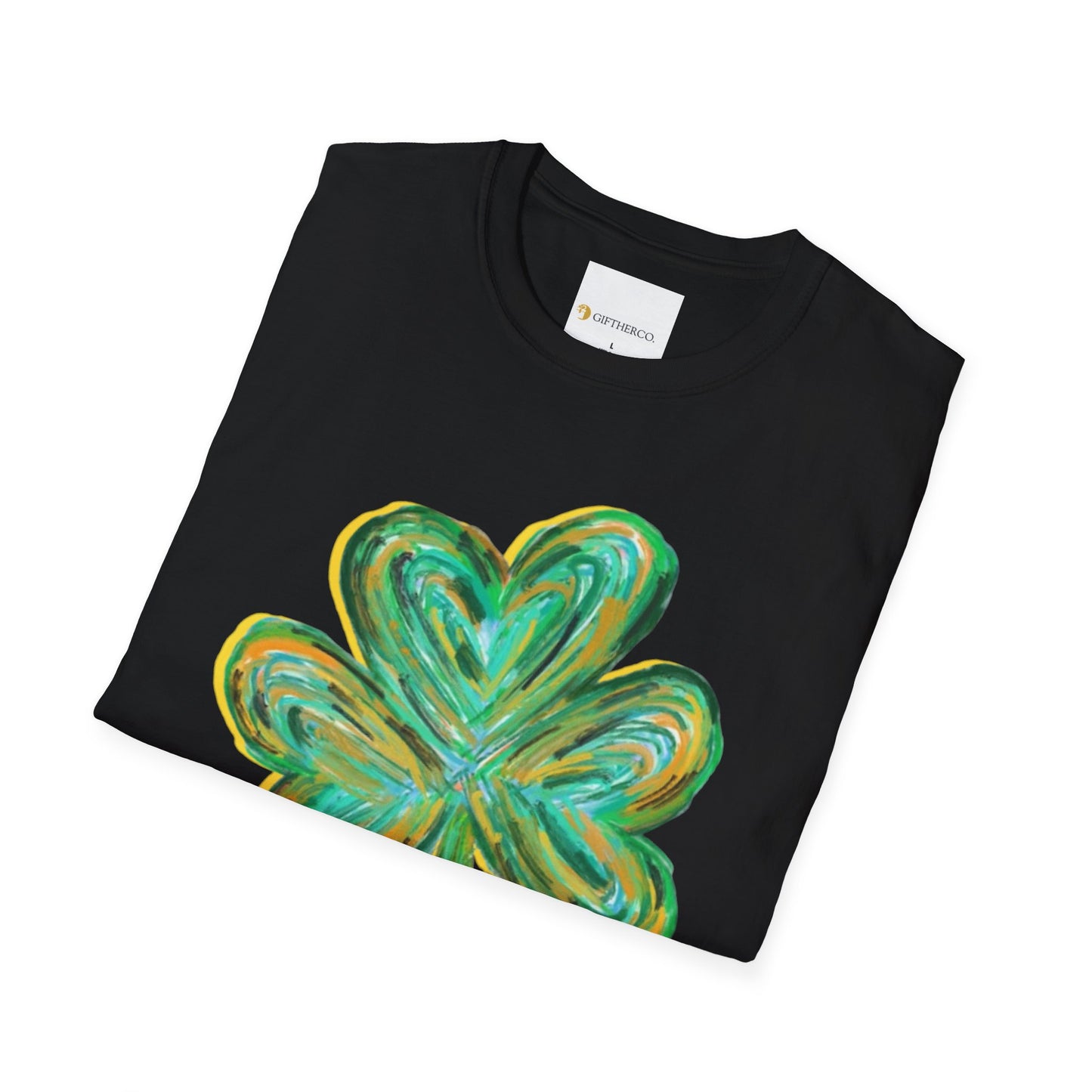 Cute St Patricks Four Leaf Clover Shirt,Watercolor St Patrick T-shirt, St Patricks Day,Shamrock ,Gift For St Patricks