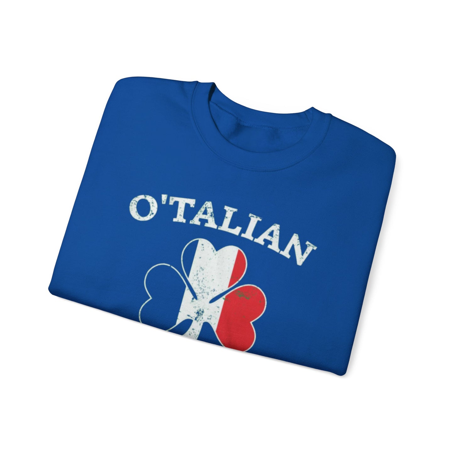 O'Talian Italian Irish Shamrock Men's Short Sleeve or Long Sleeve T-Shirt Italy Flag Colors