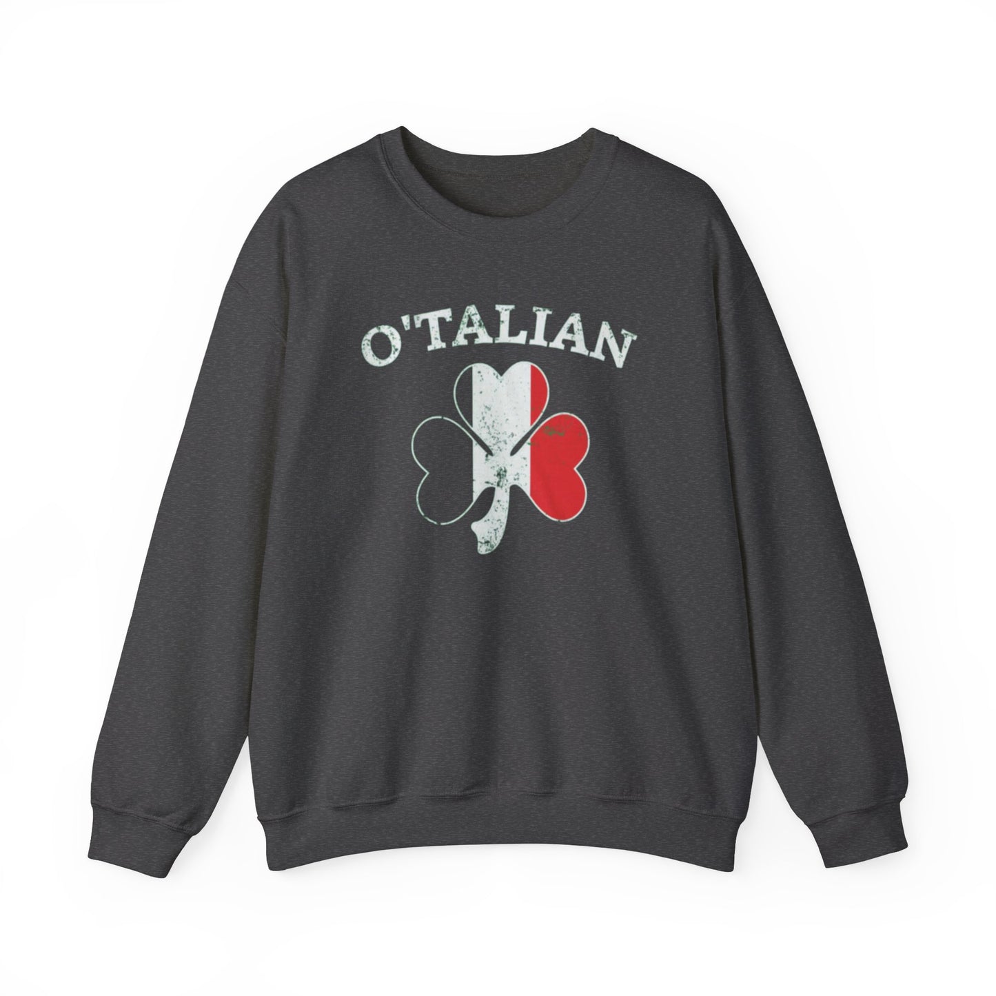 O'Talian Italian Irish Shamrock Men's Short Sleeve or Long Sleeve T-Shirt Italy Flag Colors