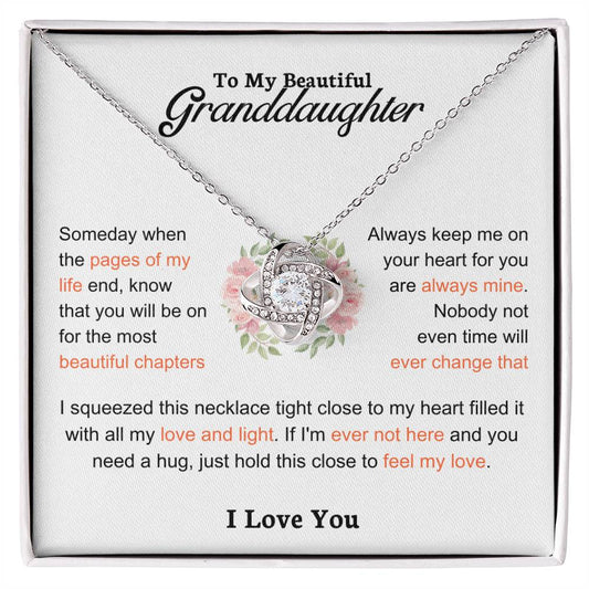 To My Beautiful Granddaughter